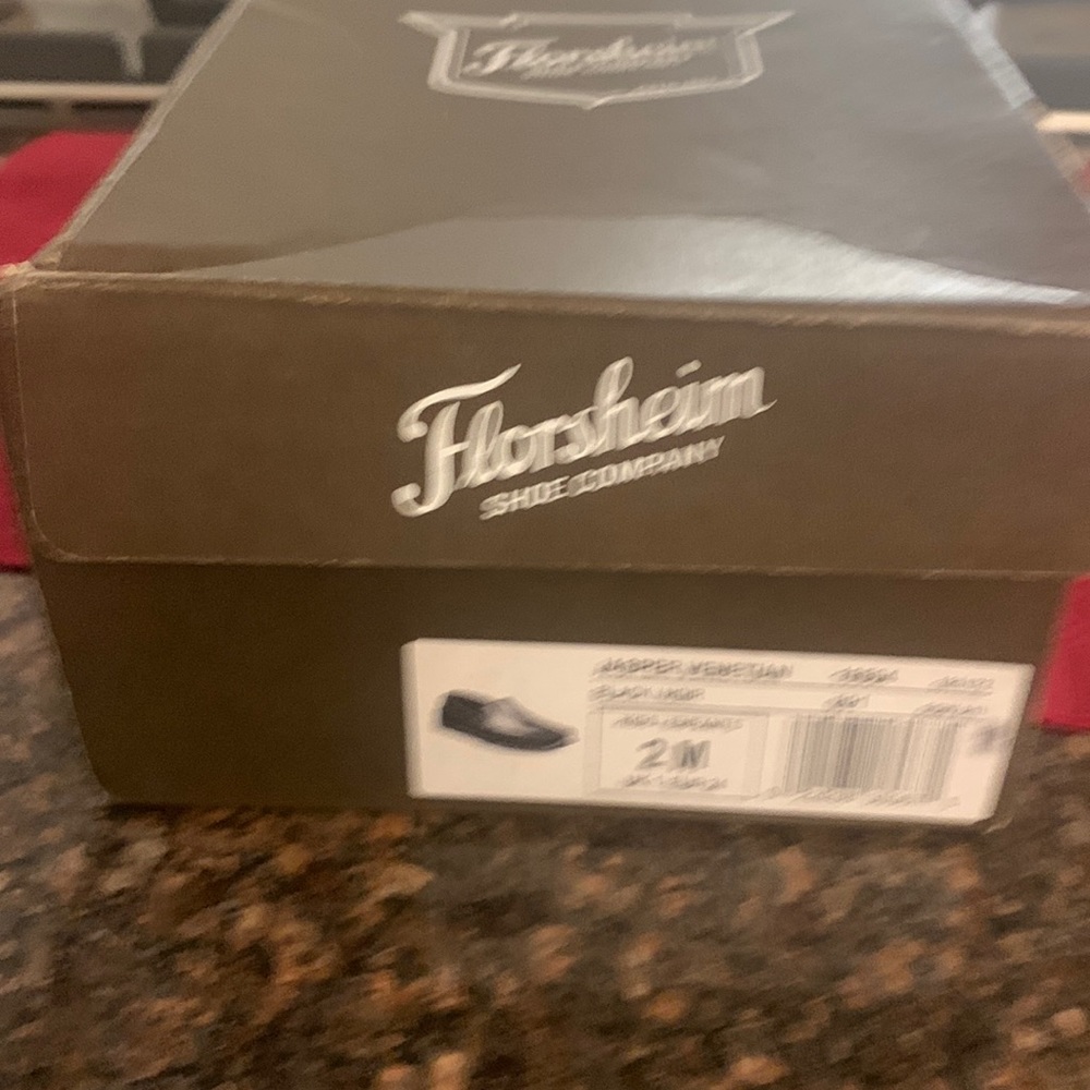 Florsheim black shoe size 2